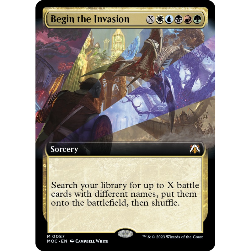 Begin the Invasion (Extended Art) [March of the Machine Commander]