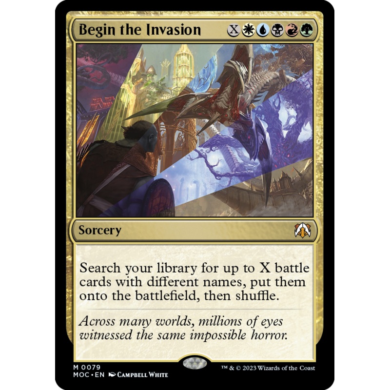 Begin the Invasion [March of the Machine Commander]