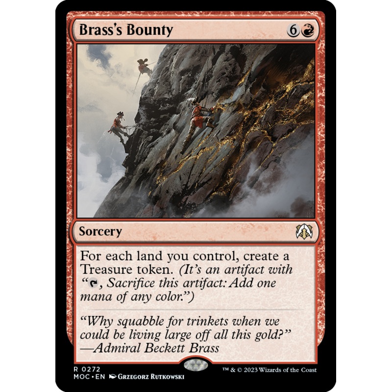Brass's Bounty [March of the Machine Commander]