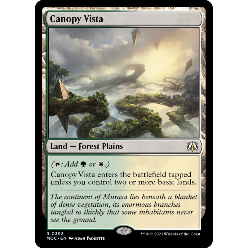 Canopy Vista [March of the Machine Commander]