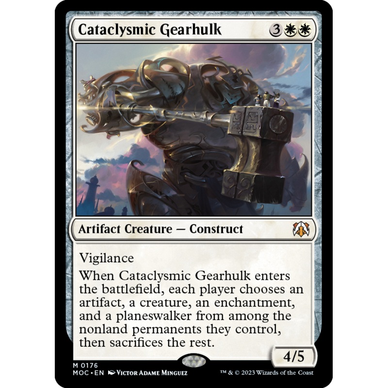 Cataclysmic Gearhulk [March of the Machine Commander]