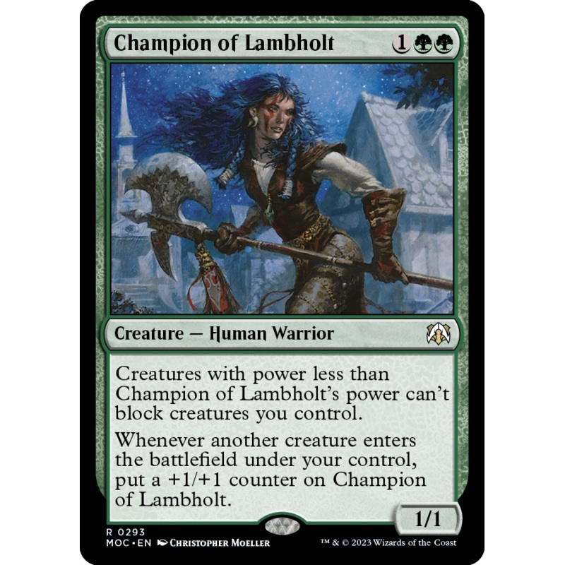 Champion of Lambholt [March of the Machine Commander]