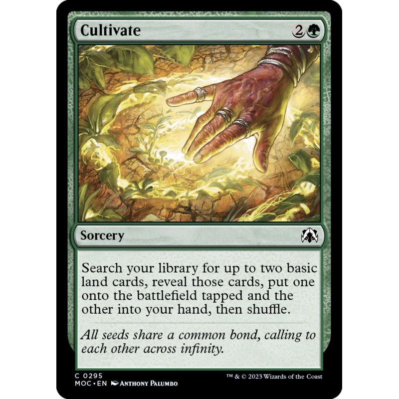 Cultivate [March of the Machine Commander]