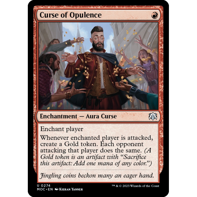Curse of Opulence [March of the Machine Commander]