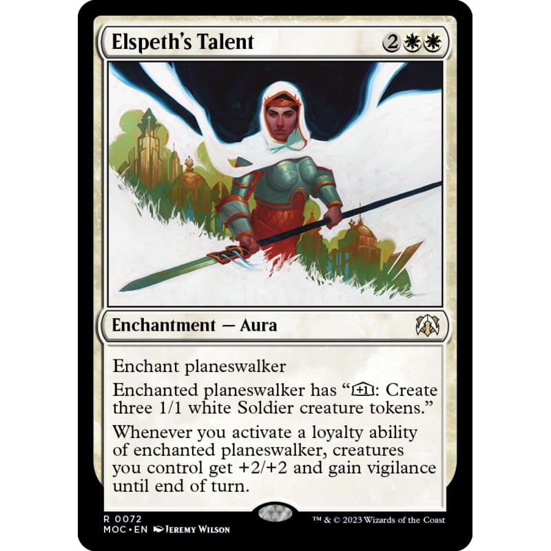 Elspeth's Talent [March of the Machine Commander]