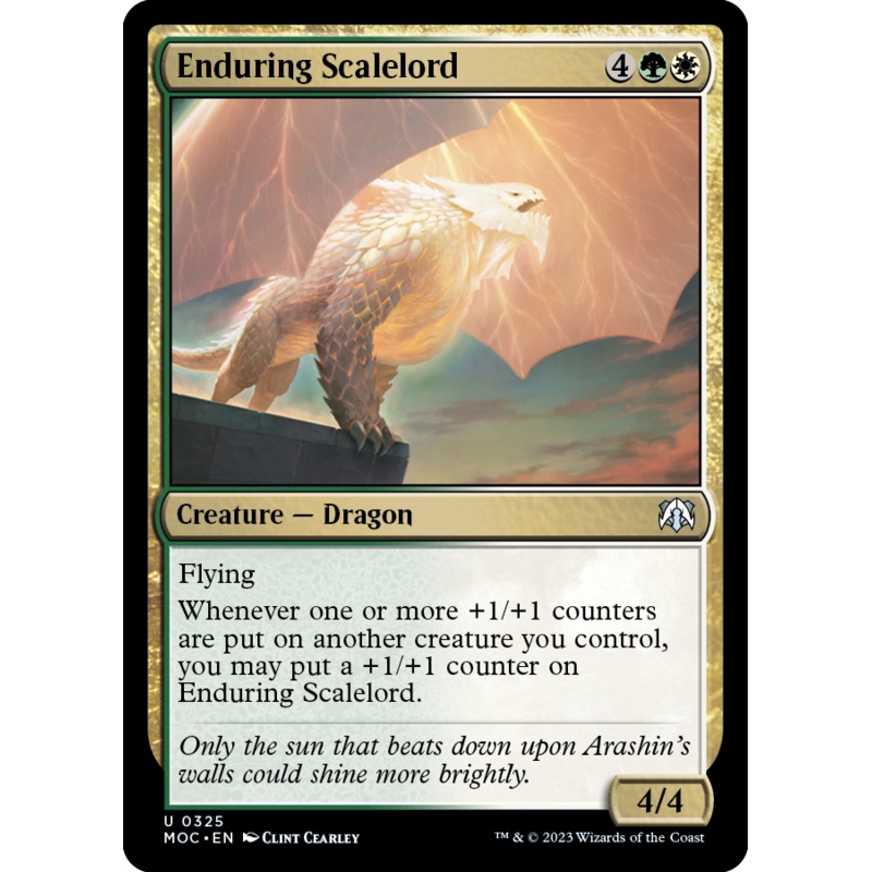 Enduring Scalelord [March of the Machine Commander]