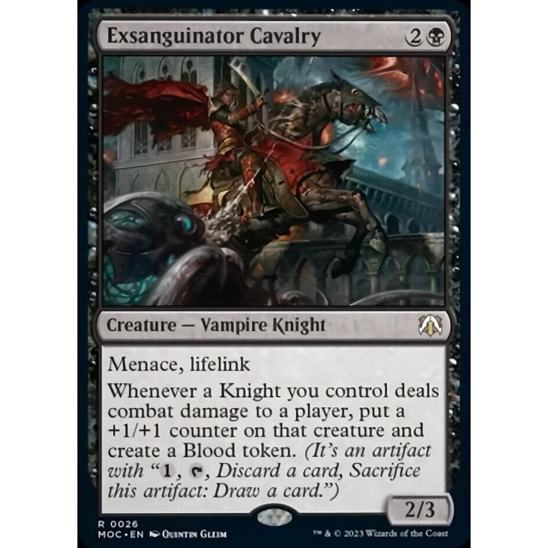Exsanguinator Cavalry [March of the Machine Commander]