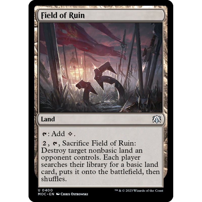 Field of Ruin [March of the Machine Commander]