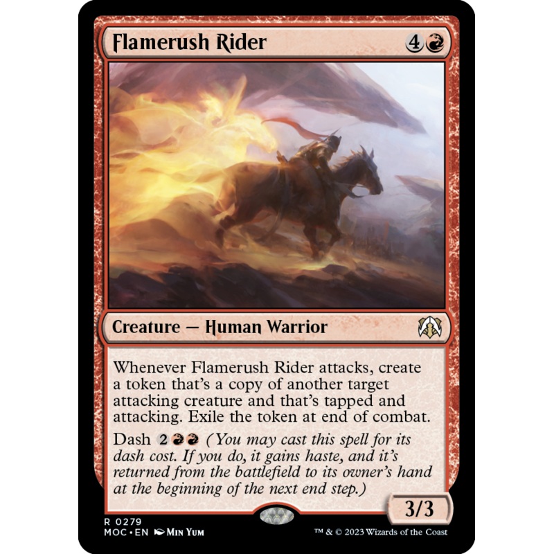 Flamerush Rider [March of the Machine Commander]