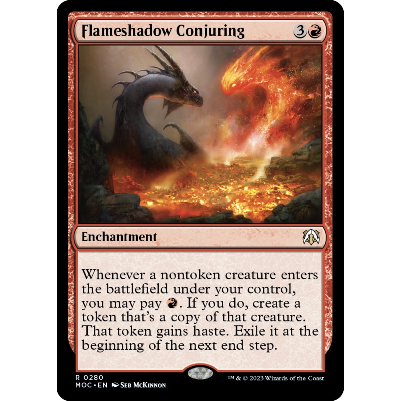 Flameshadow Conjuring [March of the Machine Commander]