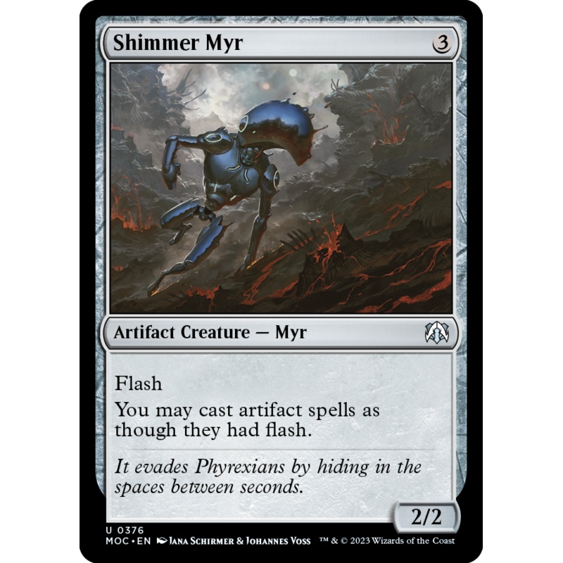 Shimmer Myr [March of the Machine Commander]