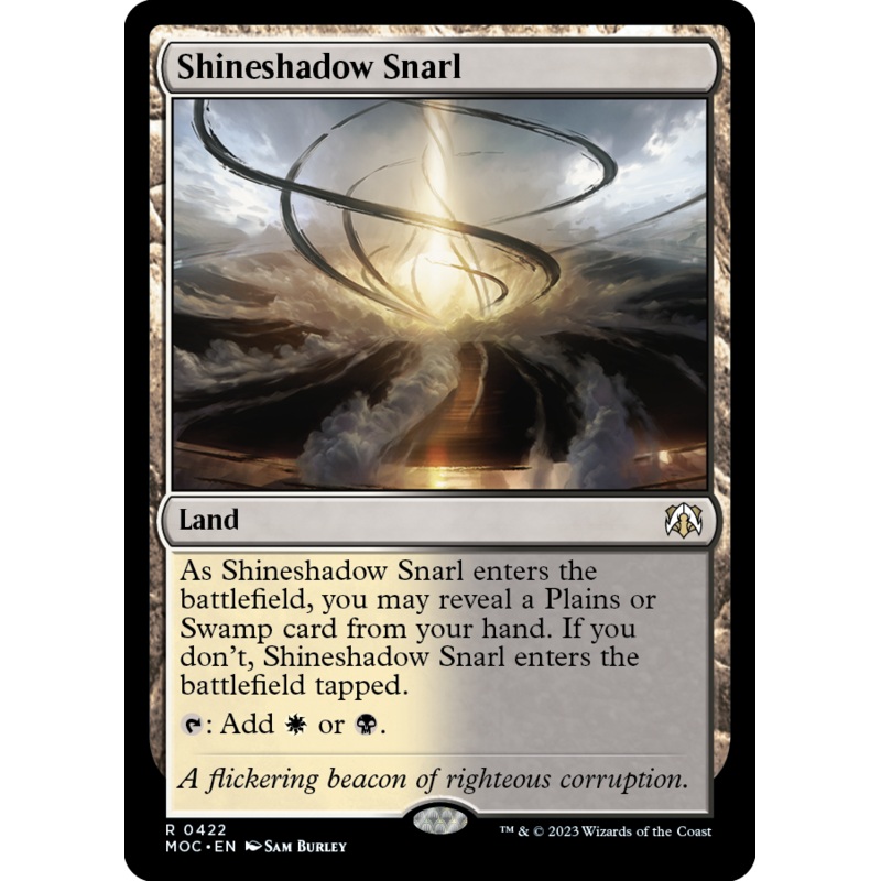 Shineshadow Snarl [March of the Machine Commander]