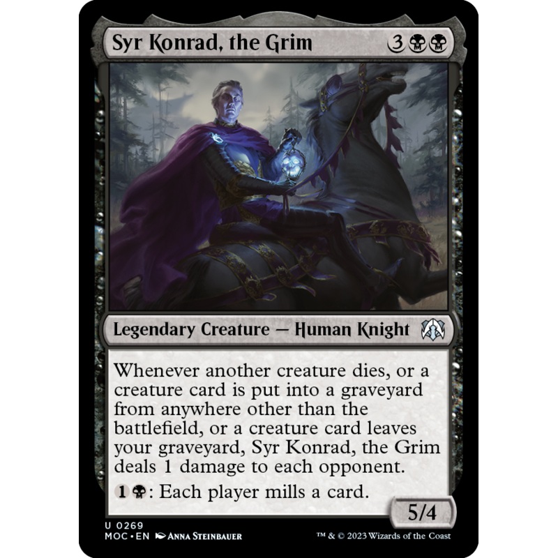 Syr Konrad, the Grim [March of the Machine Commander]