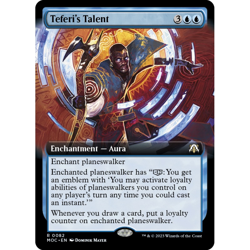 Teferi's Talent (Extended Art) [March of the Machine Commander]