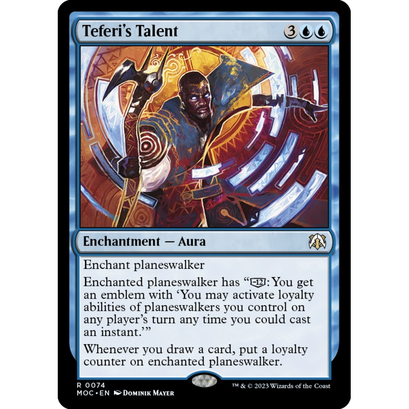 Teferi's Talent [March of the Machine Commander]
