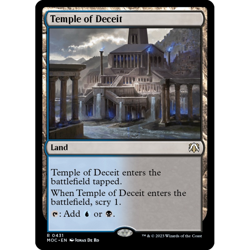 Temple of Deceit [March of the Machine Commander]