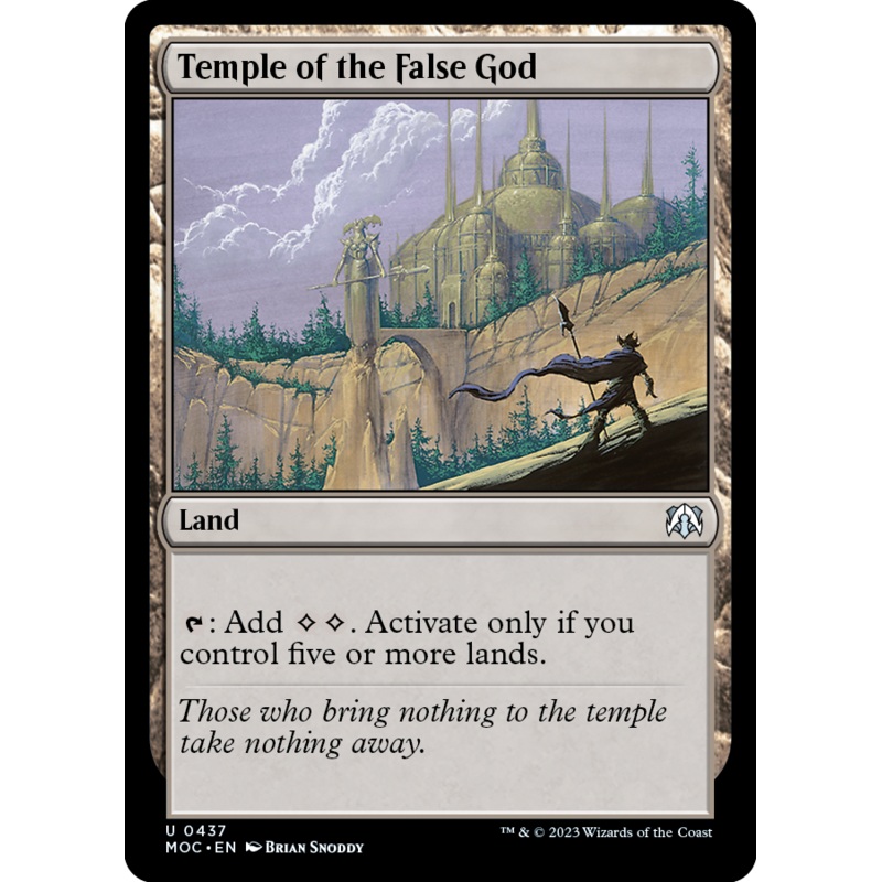 Temple of the False God [March of the Machine Commander]