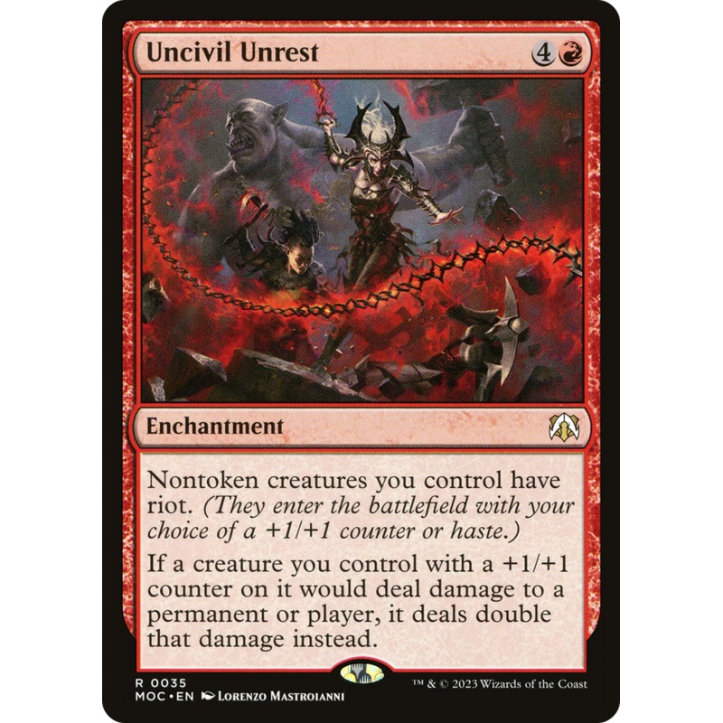 Uncivil Unrest [March of the Machine Commander]
