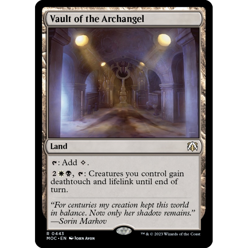 Vault of the Archangel [March of the Machine Commander]
