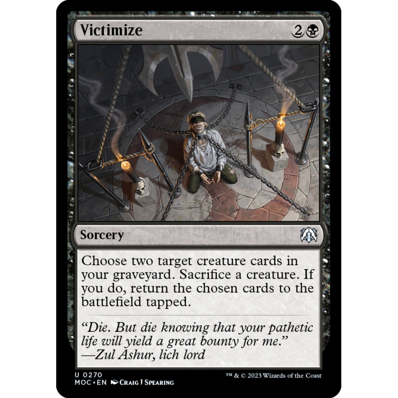 Victimize [March of the Machine Commander]