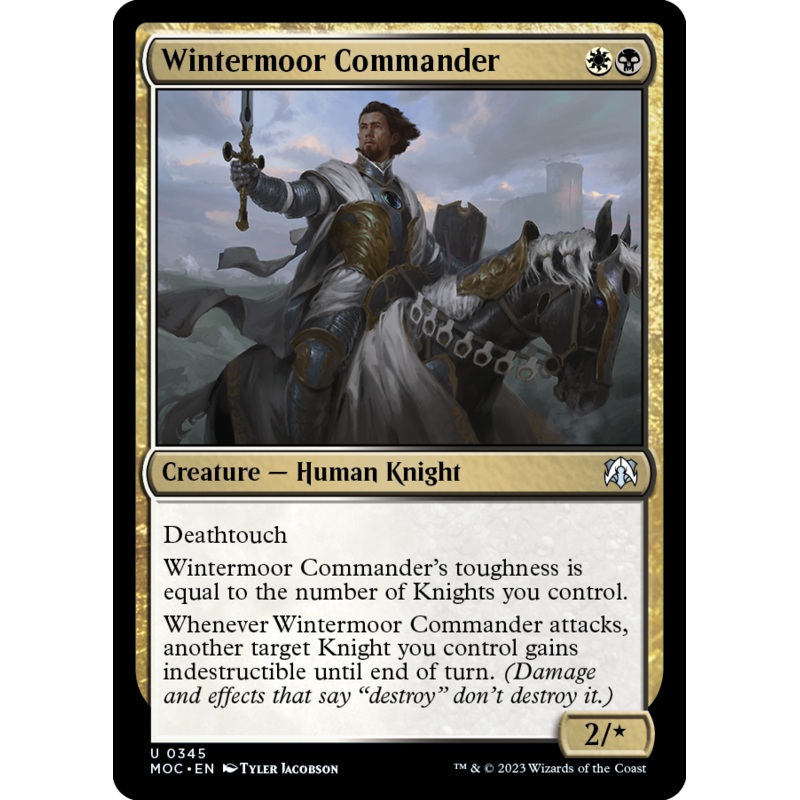 Wintermoor Commander [March of the Machine Commander]