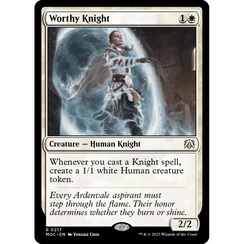 Worthy Knight [March of the Machine Commander]