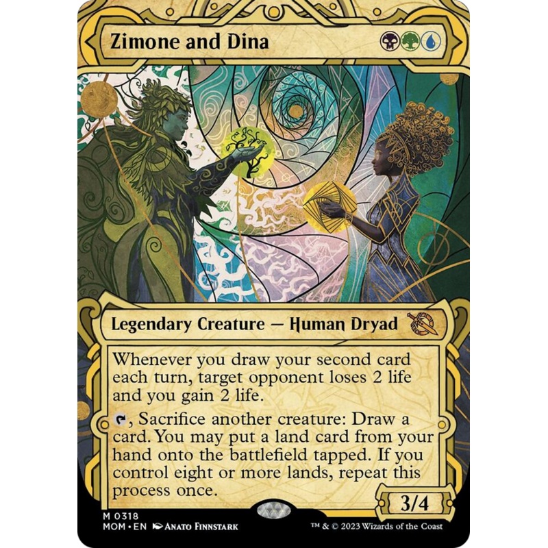 Zimone and Dina (Showcase Planar Booster Fun) [March of the Machine]