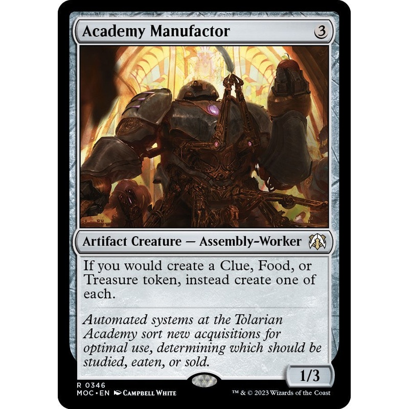 Academy Manufactor [March of the Machine Commander]