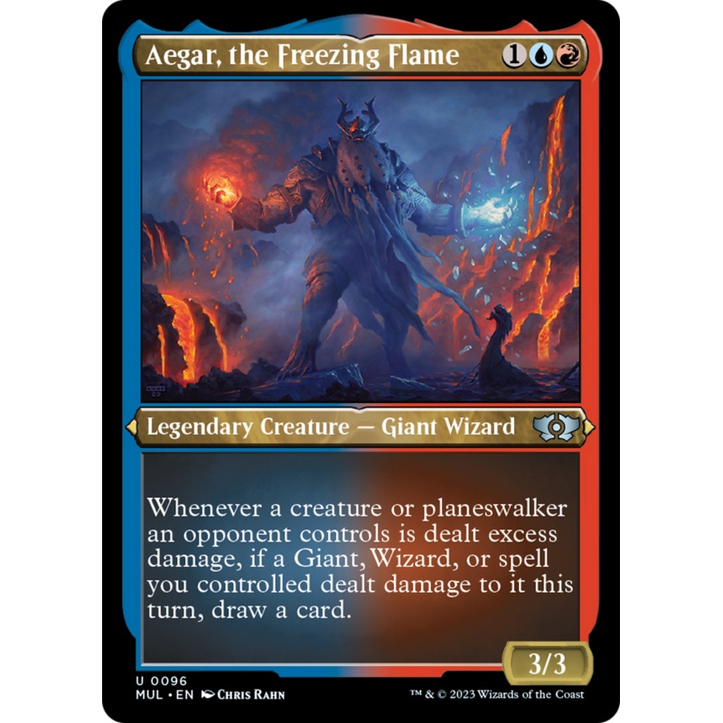 Aegar, the Freezing Flame (Foil Etched) [Multiverse Legends]