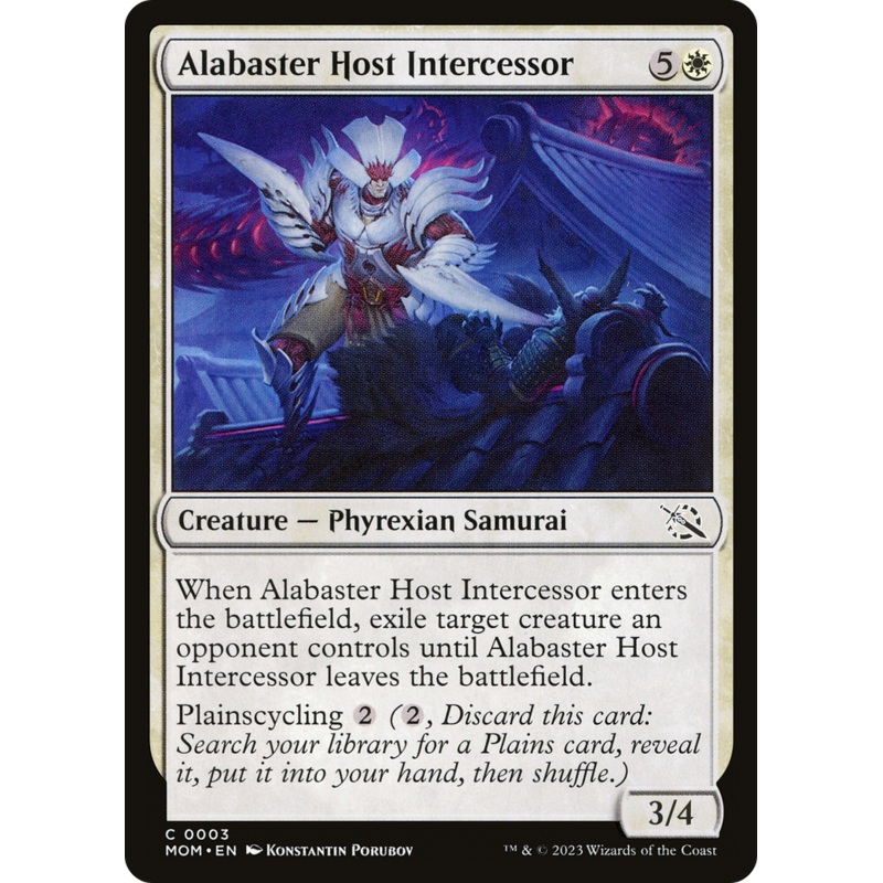 Alabaster Host Intercessor [March of the Machine]