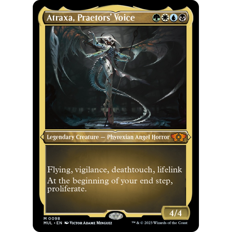 Atraxa, Praetors' Voice (Foil Etched) [Multiverse Legends]