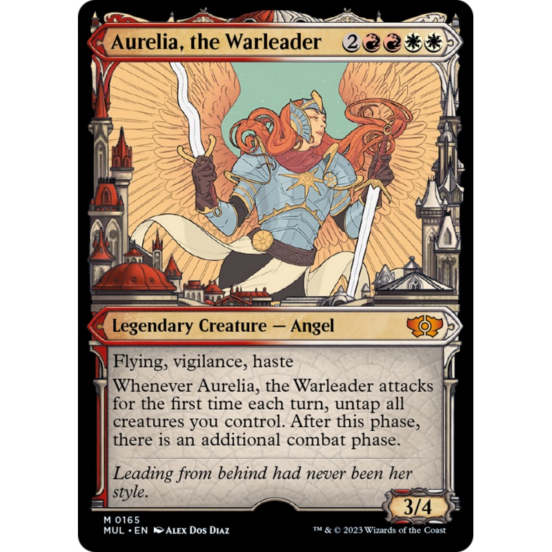 Aurelia, the Warleader (Halo Foil) [Multiverse Legends]