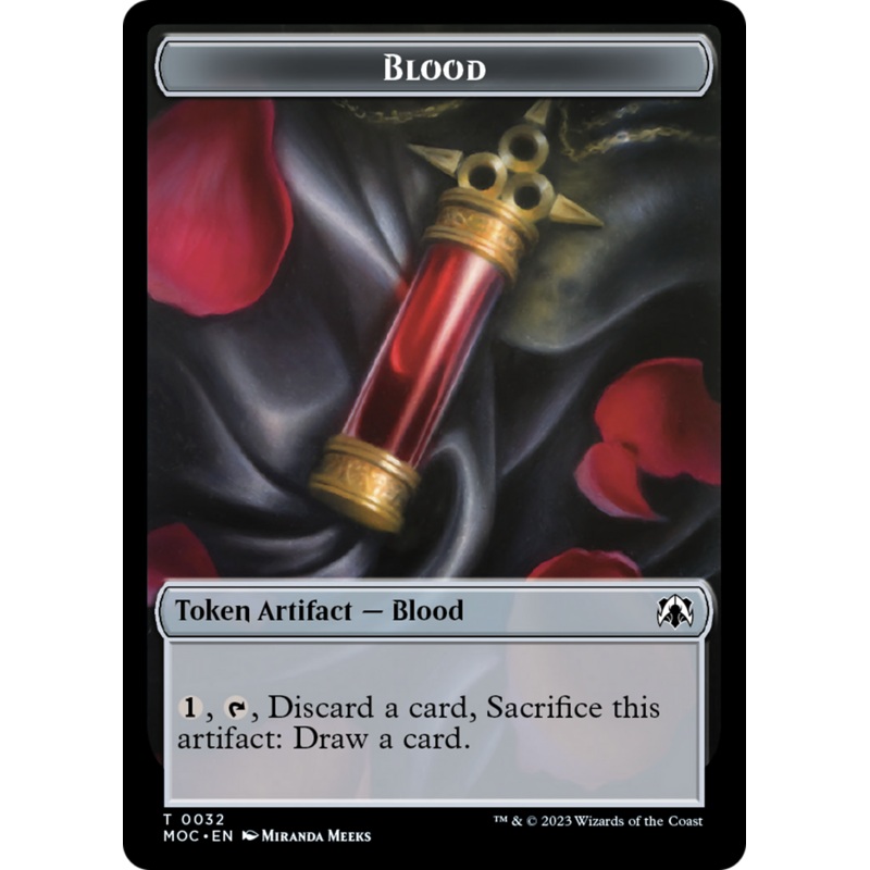 Blood // Shapeshifter Double-Sided Token [March of the Machine Commander Tokens]