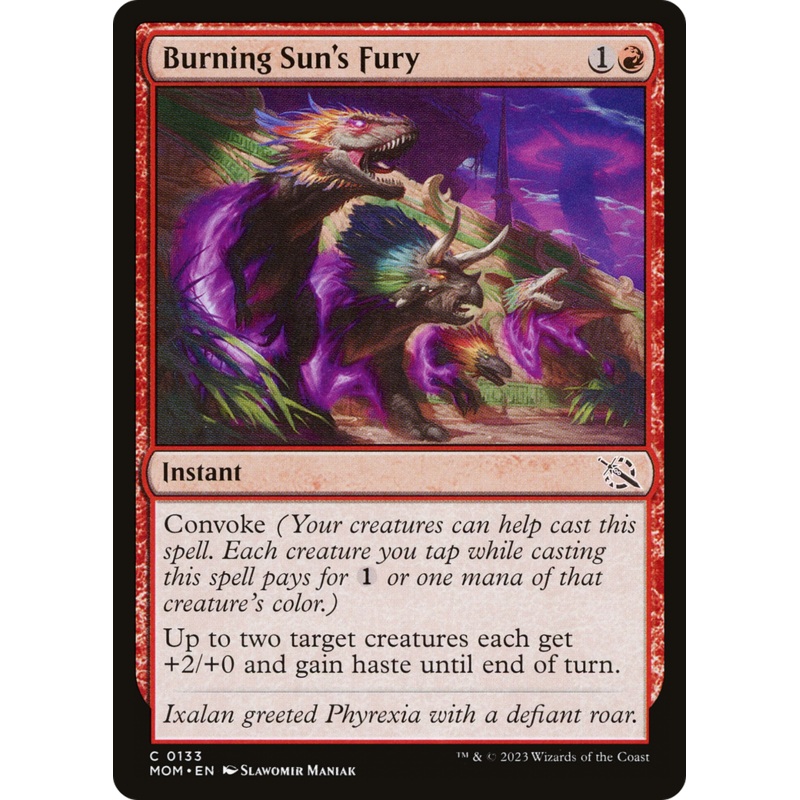 Burning Sun's Fury [March of the Machine]