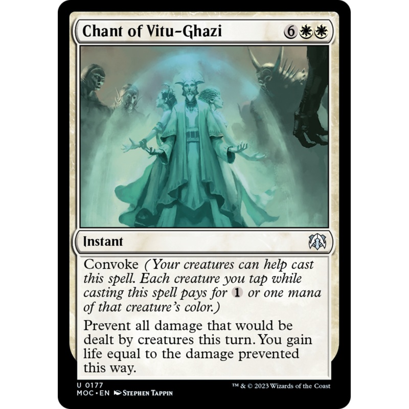 Chant of Vitu-Ghazi [March of the Machine Commander]