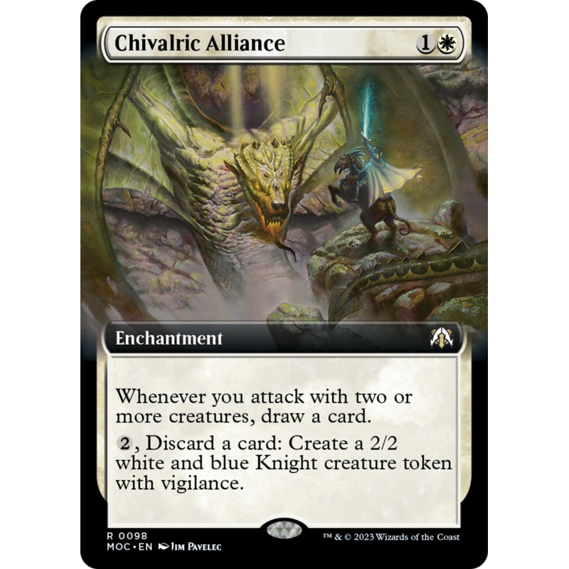 Chivalric Alliance (Extended Art) [March of the Machine Commander]