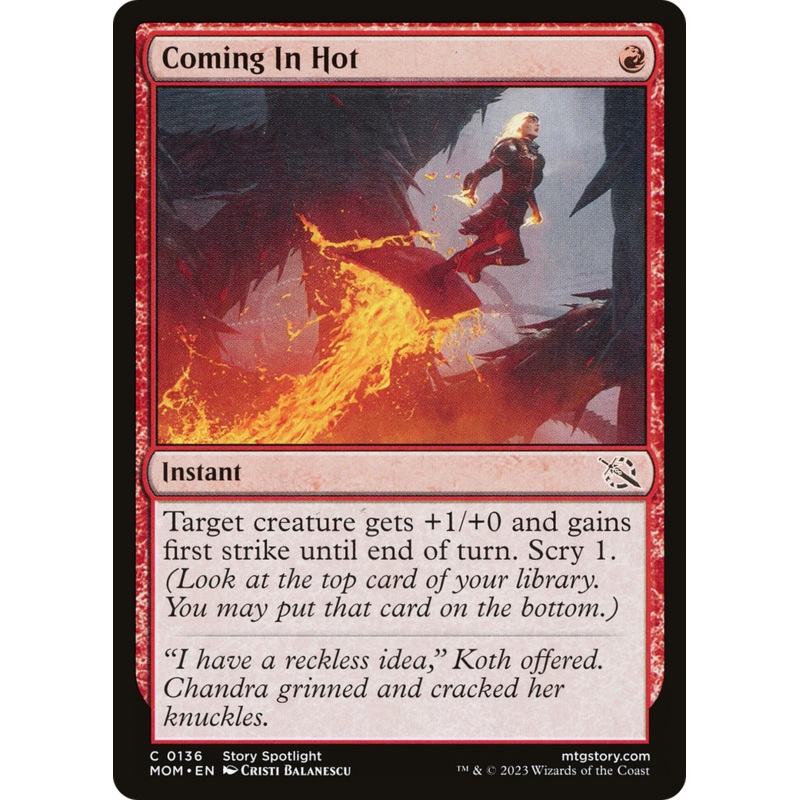 Coming In Hot [March of the Machine]