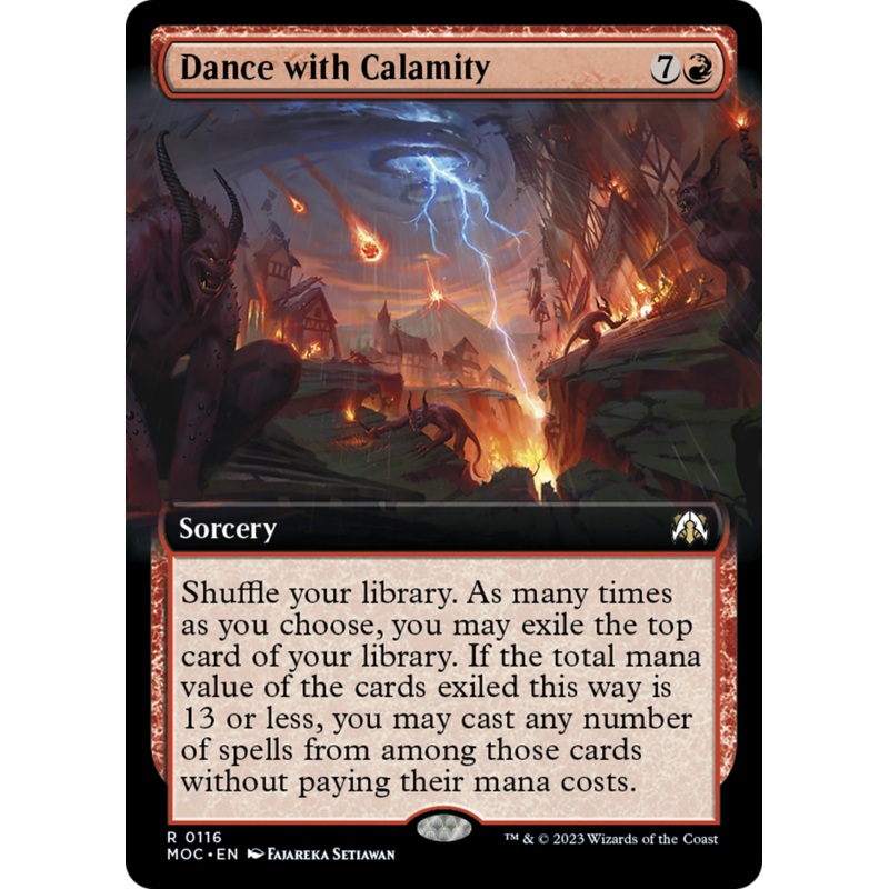 Dance with Calamity (Extended Art) [March of the Machine Commander]