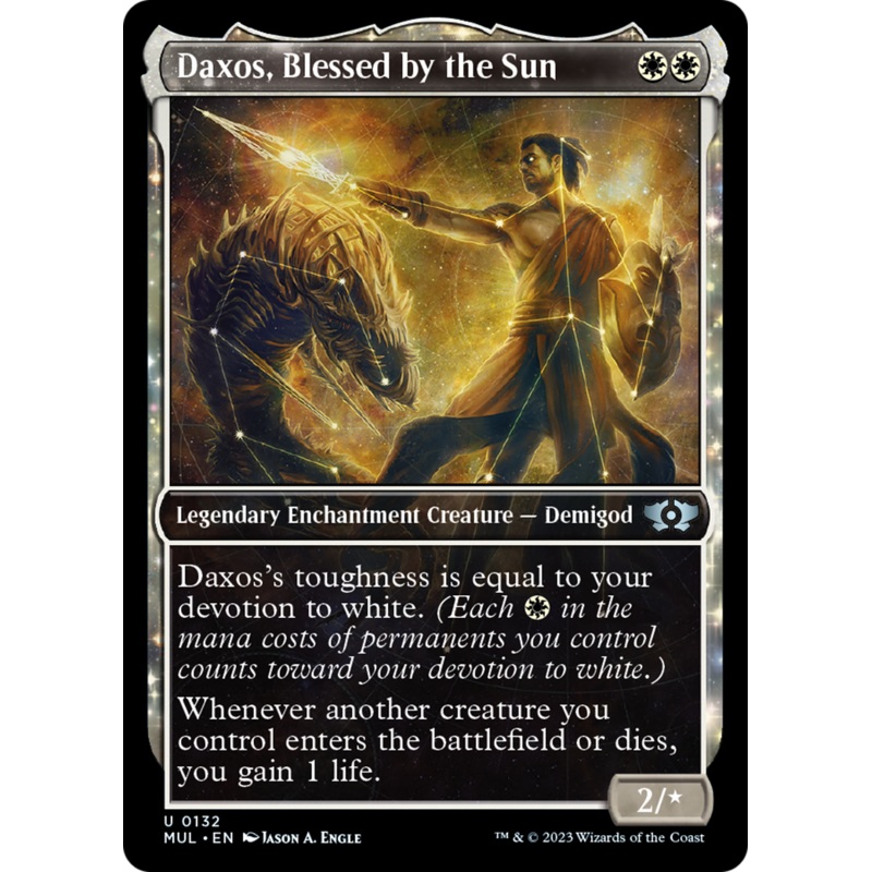 Daxos, Blessed by the Sun (Halo Foil) [Multiverse Legends]