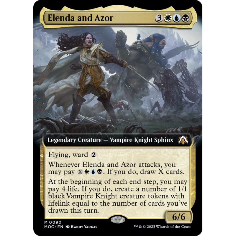 Elenda and Azor (Extended Art) [March of the Machine Commander]