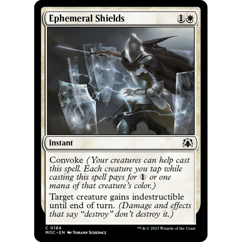 Ephemeral Shields [March of the Machine Commander]