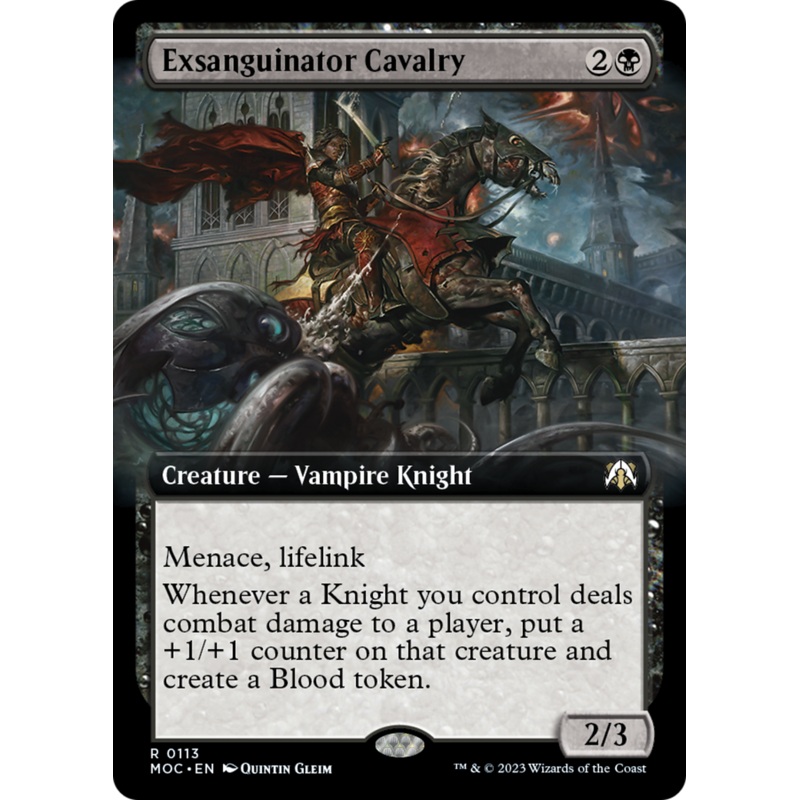 Exsanguinator Cavalry (Extended Art) [March of the Machine Commander]