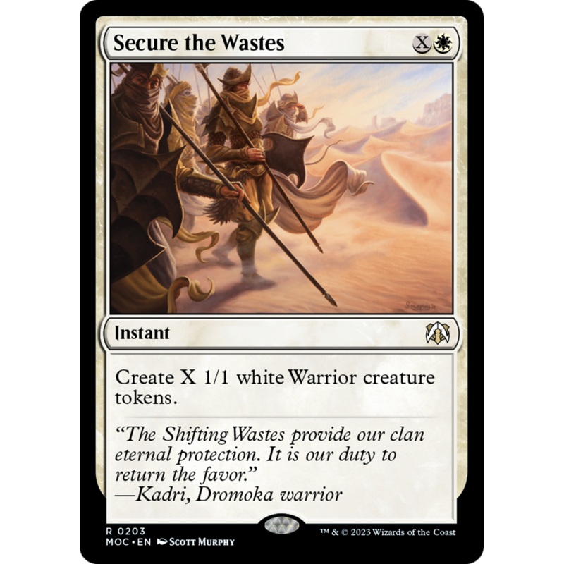 Secure the Wastes [March of the Machine Commander]