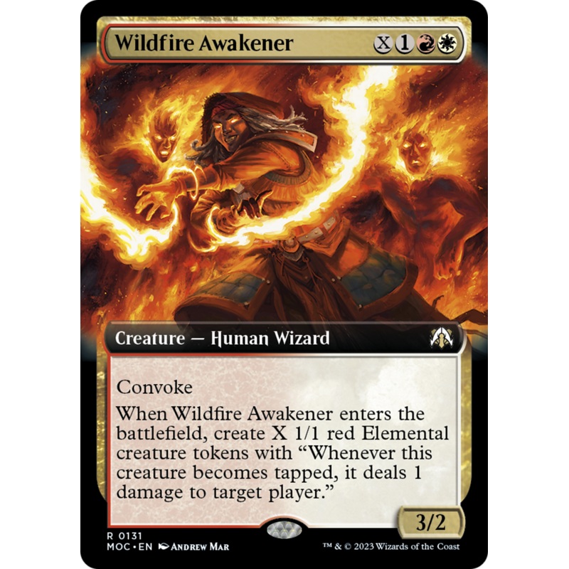 Wildfire Awakener (Extended Art) [March of the Machine Commander]
