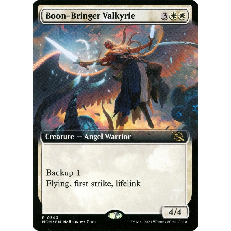 Boon-Bringer Valkyrie (Extended Art) [March of the Machine]