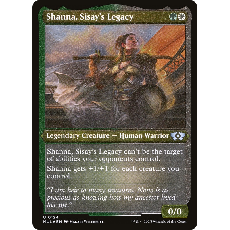Shanna, Sisay's Legacy (Foil Etched) [Multiverse Legends]