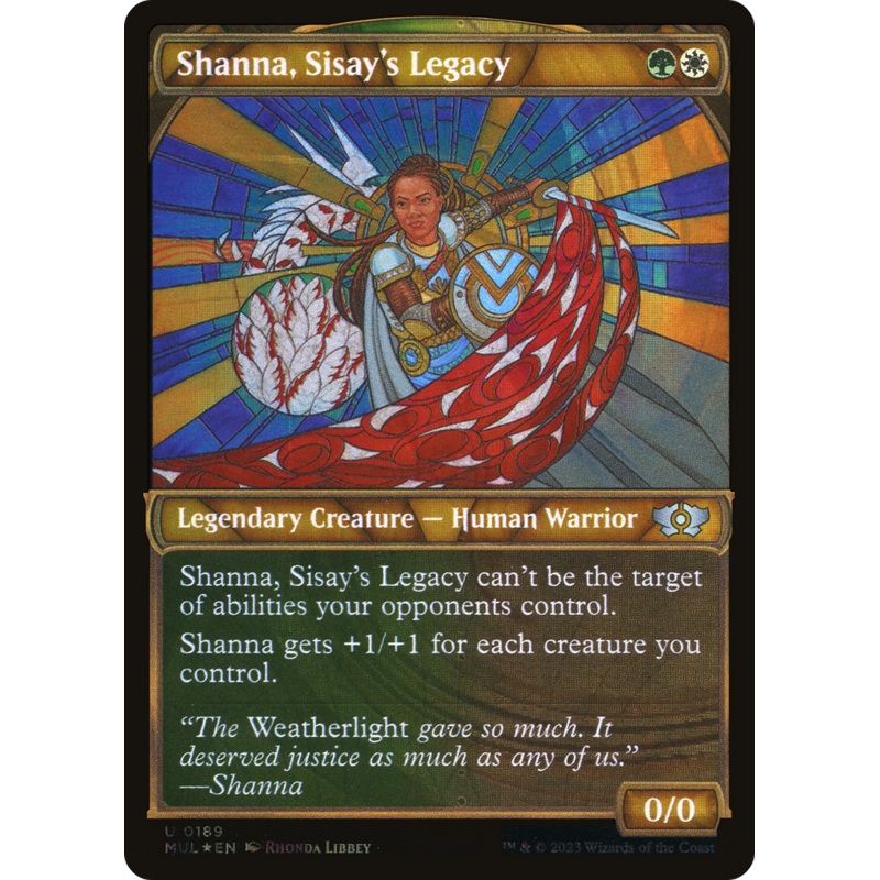 Shanna, Sisay's Legacy (Halo Foil) [Multiverse Legends]