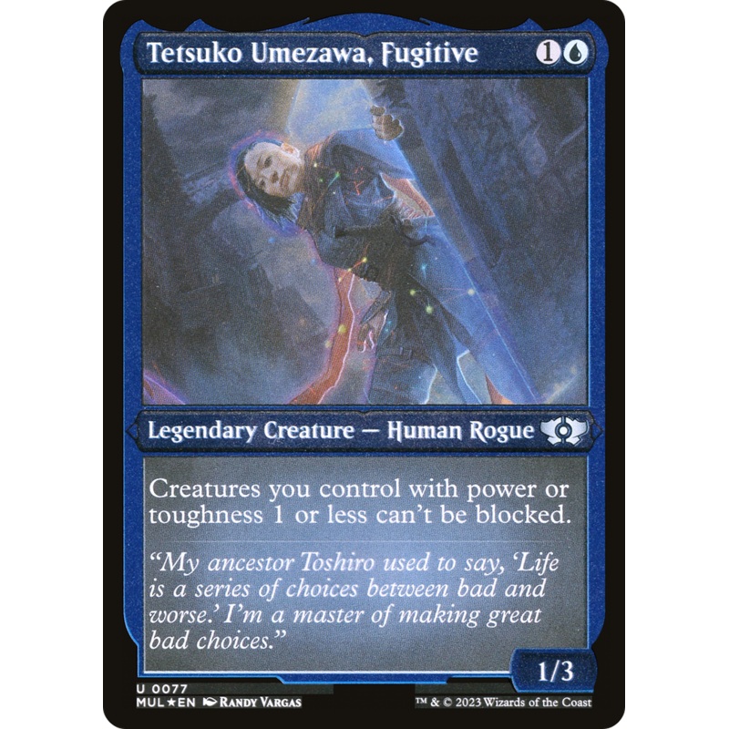 Tetsuko Umezawa, Fugitive (Foil Etched) [Multiverse Legends]