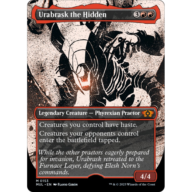 Urabrask the Hidden (Halo Foil) [Multiverse Legends]