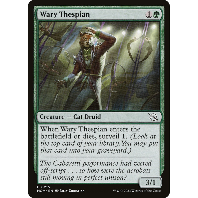 Wary Thespian [March of the Machine]